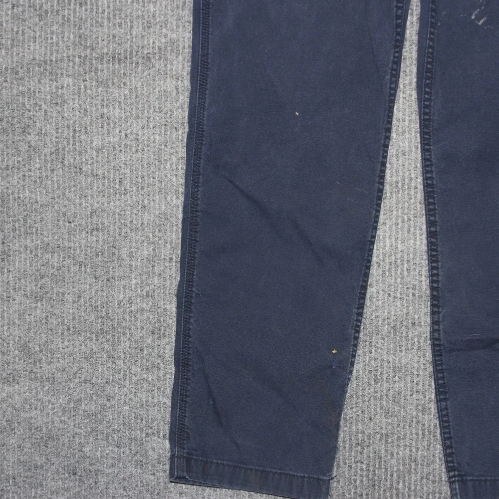 Carhartt FR‎ Relaxed Fit Cargo Pants Men Navy Blue Flame Resistant Workwear W34 - Picture 2 of 8